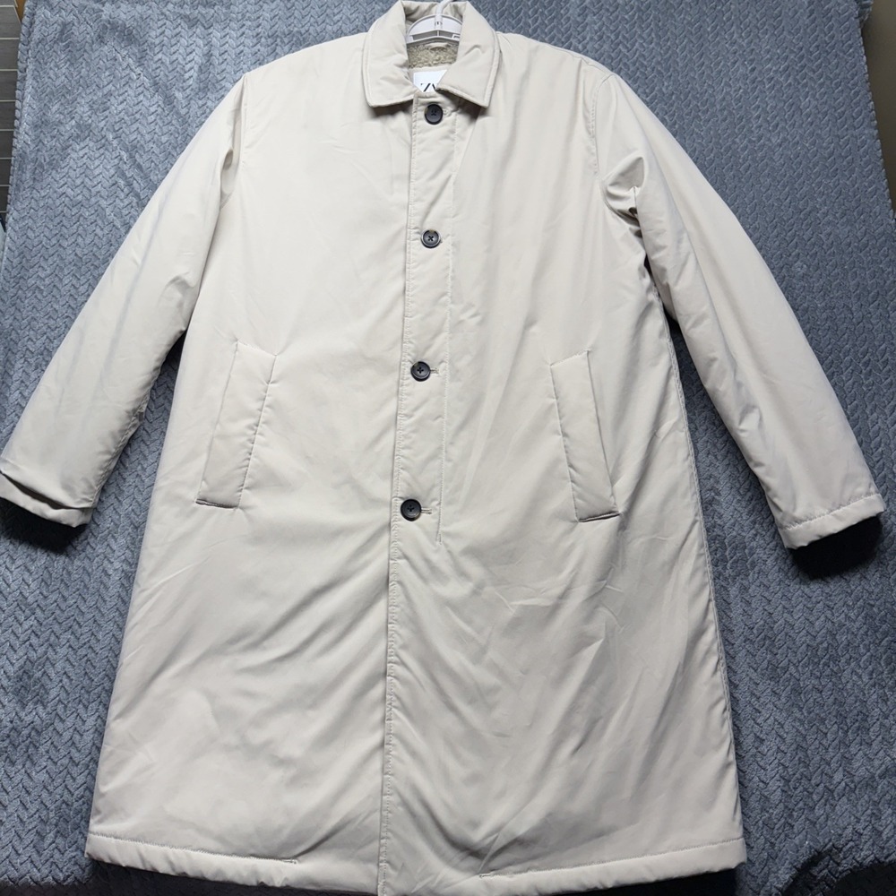 Zara Cream Teddy Coat